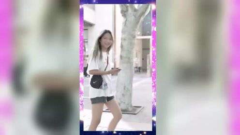 街拍：好逗的美女，我是看了几次笑了几次