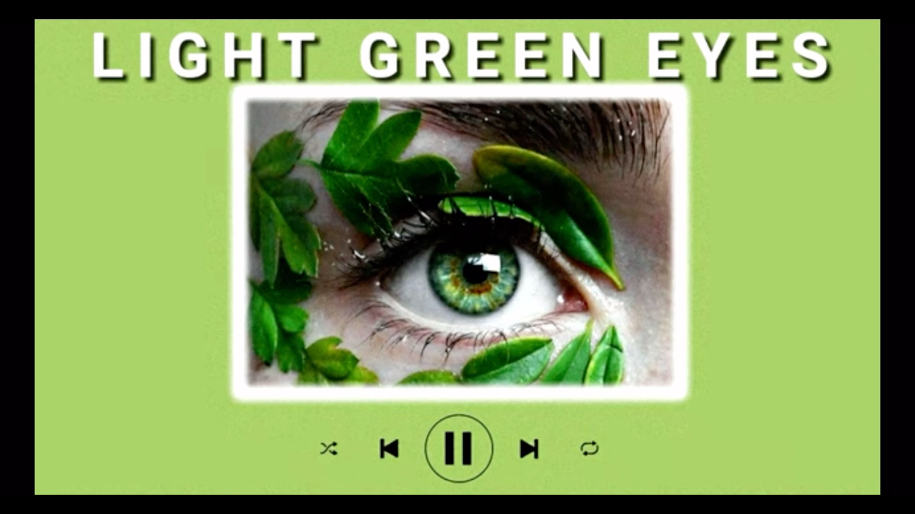 自用Green eyes - Light green eyes